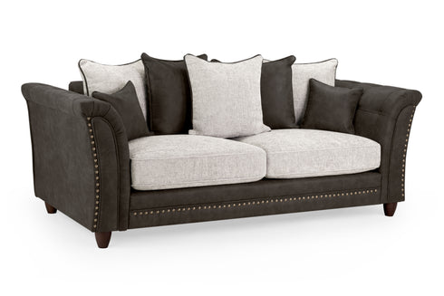 Laura Sofa Grey 3 Seater